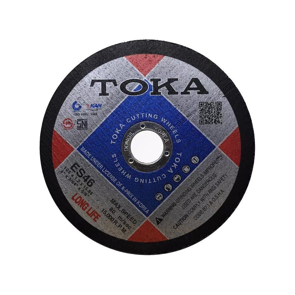 Toka ES46 Stainless Cut Off Wheel 4 Toka ES46 Stainless Cut Off Wheel 4